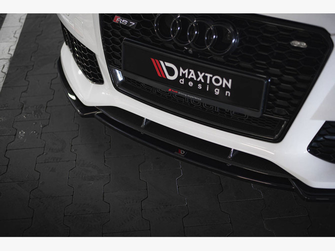 Maxton Design Front Splitter V.4 Audi RS7 C7