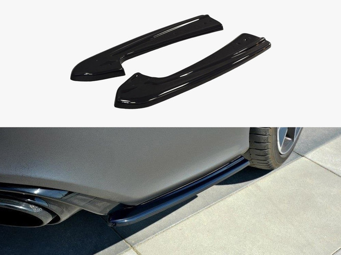 Maxton Design Rear Side Splitters V.1 Audi RS7 C7 - Textured