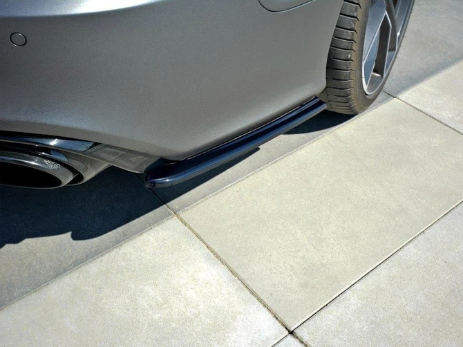 Maxton Design Rear Side Splitters V.1 Audi RS7 C7 - Textured