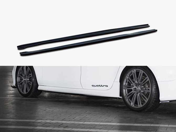 Maxton Design Side Skirts Diffusers V.2 Audi RS7 C7