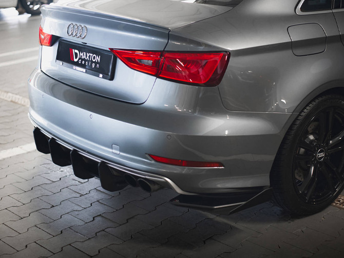 Maxton Design Street PRO Rear Diffuser Audi S3 Sedan 8V