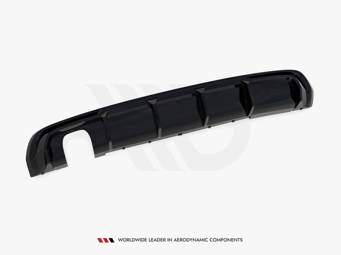 Maxton Design Rear Valance Audi A3 S-Line Sportback 8V (Version with single exhaust tips on one side)