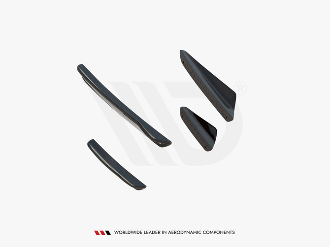 Maxton Design Front Bumper Wings (Canards) Audi A3 S-Line Sedan / S3 Sedan 8Y Facelift