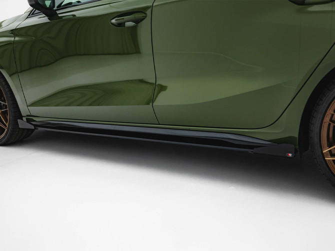 Maxton Design Street PRO Side Skirts Diffusers + Flaps Audi S3 Sportback / A3 S-Line Sportback 8Y Facelift