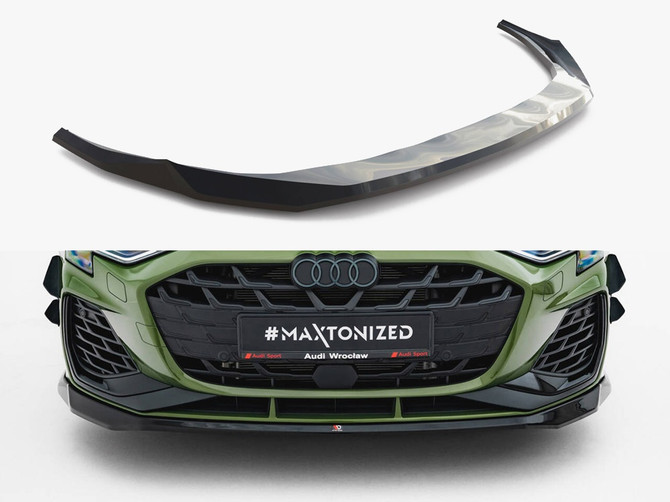 Maxton Design Front Splitter V.2 Audi S3 Sportback / A3 S-Line Sportback 8Y Facelift