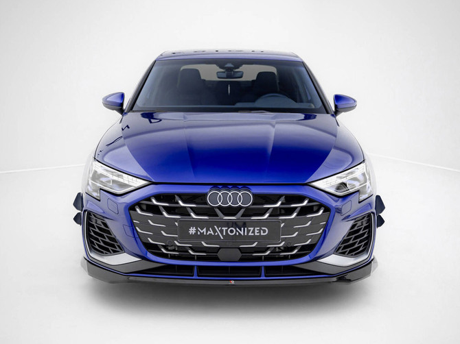 Maxton Design Front Splitter V.2 Audi A3 S-Line Sedan / S3 Sedan 8Y Facelift