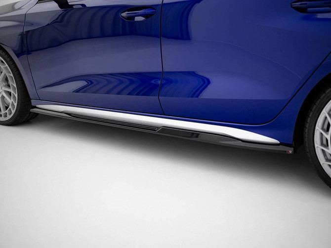 Maxton Design Side Skirts Diffusers V.2 Audi A3 S-Line Sedan / S3 Sedan 8Y Facelift