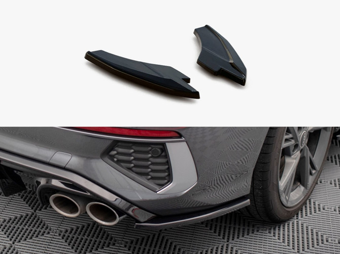 Maxton Design Rear Side Splitters V.2 Audi S3 Sedan 8Y