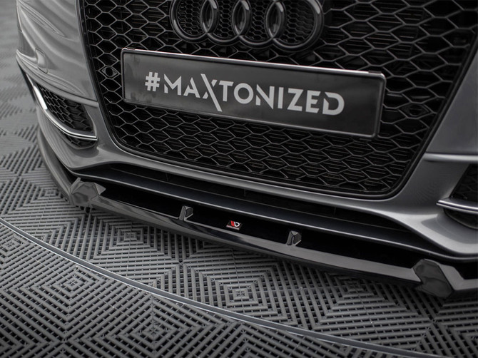 Maxton Design Front Splitter V.3 - Audi S5 / A5 S-Line 8T Facelift