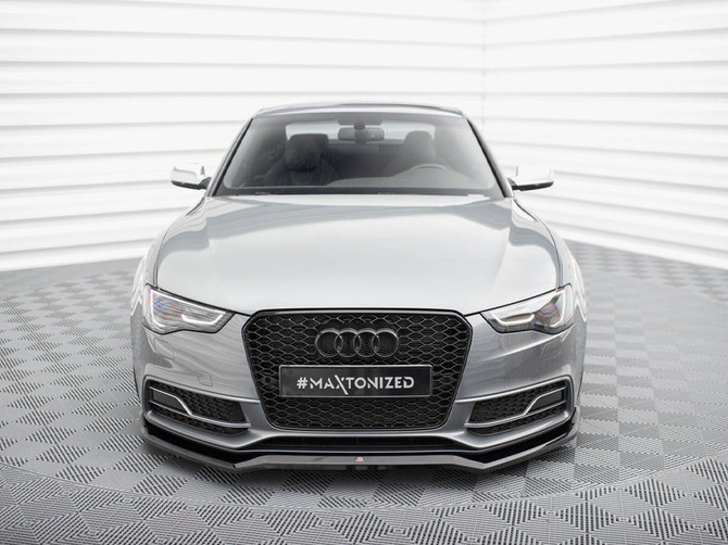Maxton Design Front Splitter V.4 - Audi S5 / A5 S-Line 8T Facelift