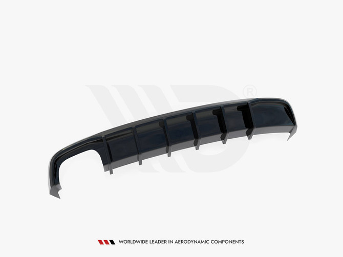 Maxton Design Rear Valance Audi S5 / A5 S-Line 8T Facelift (Single side dual exhaust version)