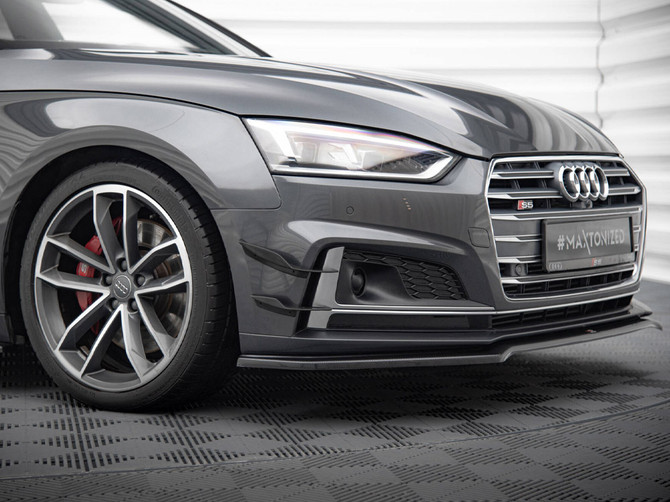 Maxton Design Front Bumper Wings (Canards) Audi S5 / A5 S-Line Coupe / Sportback F5