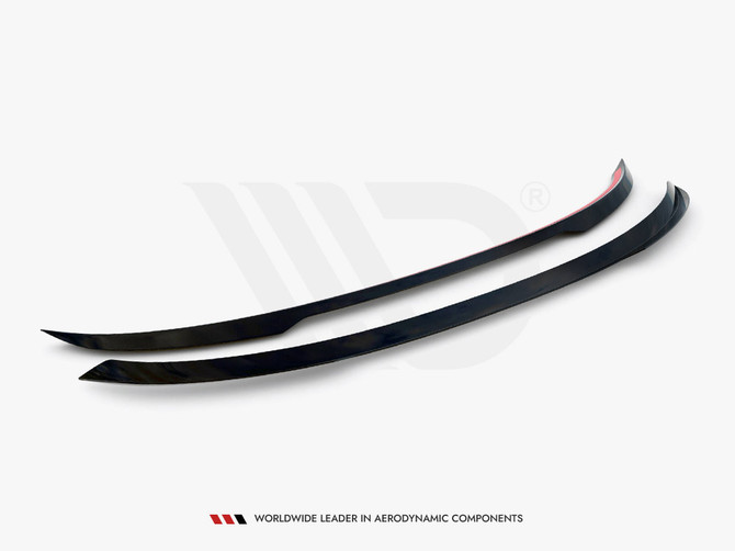 Maxton Design Lower Spoiler CAP Audi SQ5 / Q5 S-Line Sportback Mk2 Facelift