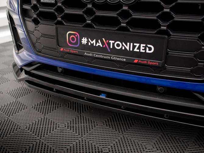 Maxton Design Front Splitter V.1 Audi SQ5 / Q5 S-Line SUV / Sportback Mk2 Facelift