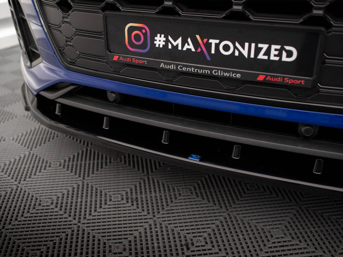 Maxton Design Front Splitter V.2 Audi SQ5 / Q5 S-Line SUV / Sportback Mk2 Facelift