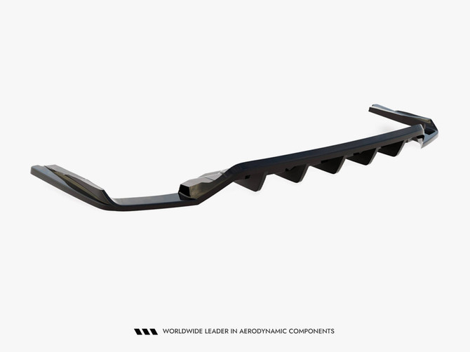 Maxton Design Rear Splitter (Vertical Bars) Audi SQ7 Mk2 (4M) Facelift