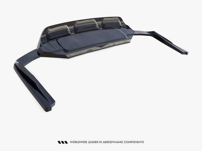 Maxton Design Rear Splitter (Vertical Bars) Audi SQ7 Mk2 (4M) Facelift