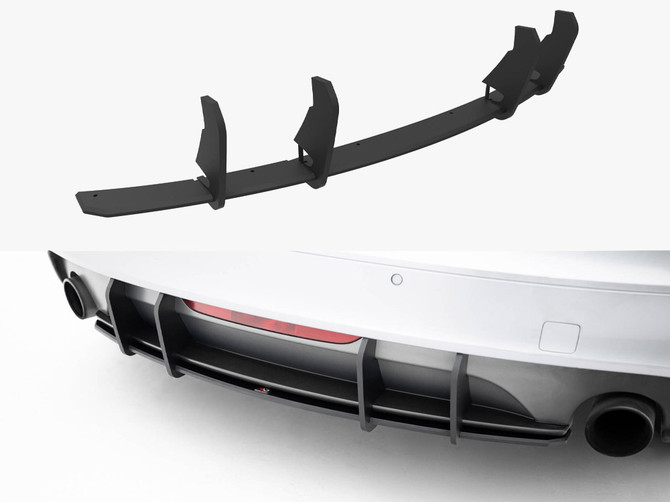 Maxton Design Street PRO Rear Diffuser Audi TT S-Line (8J) Facelift