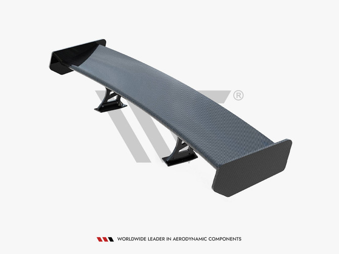 Maxton Design Carbon Spoiler With Internal Brackets Uprights Audi A5 Coupe 8T