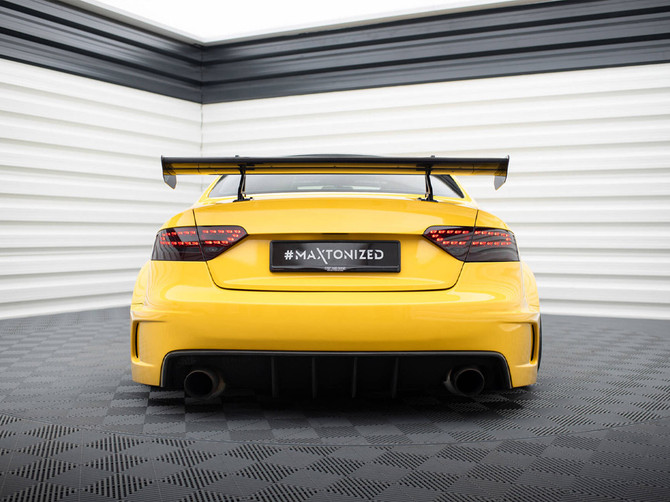 Maxton Design Carbon Spoiler With Upper Swan Mounting Audi A5 Coupe 8T