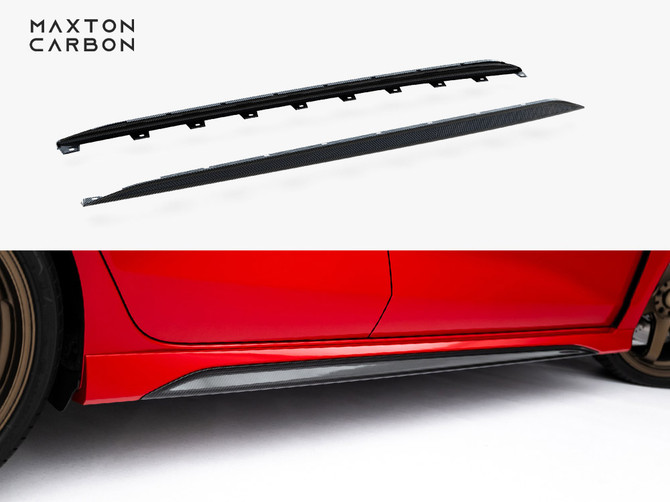 Maxton Design Prepreg Carbon Fiber Side Skirts V.2 Audi RS3 Sedan / Sportback 8Y / 8Y Facelift