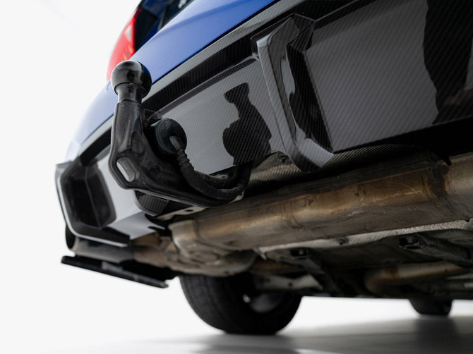 Maxton Design Prepreg Carbon Fiber Rear Diffuser Audi RS6 C8 / C8 Facelift (version with towbar)