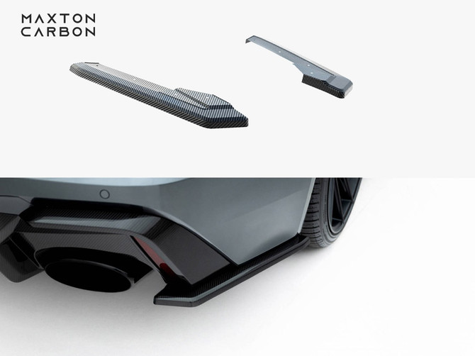 Maxton Design Prepreg Carbon Fiber Rear Side Splitters Audi RS6 C8 / C8 Facelift