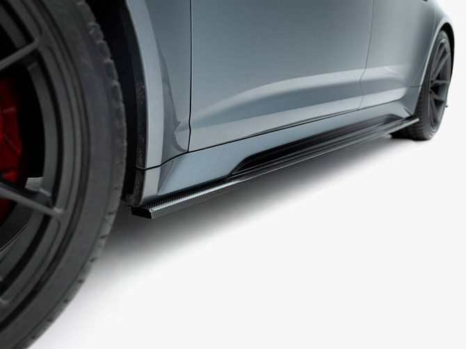 Maxton Design Prepreg Carbon Fiber Side Skirts Audi RS6 C8 / C8 Facelift