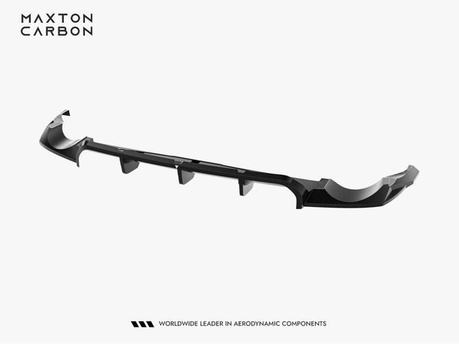 Maxton Design Prepreg Carbon Fiber Rear Splitter (Vertical Bars) Audi RSQ8 Mk1 Facelift