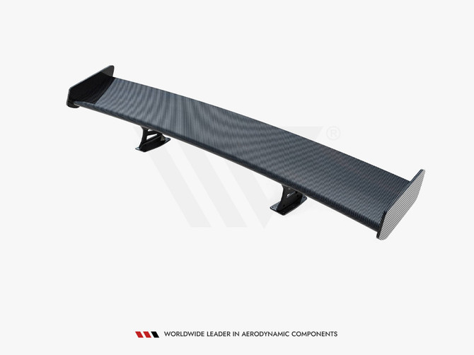 Maxton Design Carbon Spoiler With Internal Brackets Uprights + LED Audi A3 / A3 S-Line / S3 / RS3 Sedan 8V / 8V Facelift