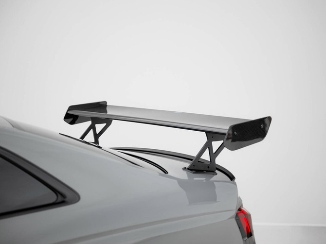Maxton Design Carbon Spoiler With External Brackets Uprights V.1 Audi A5 / A5 S-Line / S5 / RS5 Coupe F5 / F5 Facelift