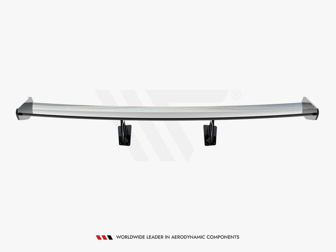 Maxton Design Carbon Spoiler With Internal Brackets Uprights V.2 Porsche 718 Cayman GTS 982c