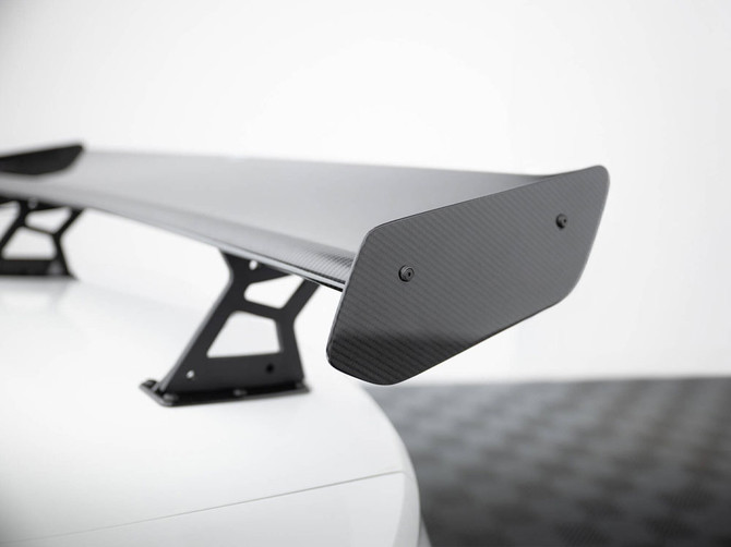 Maxton Design Carbon Spoiler With Internal Brackets Uprights Volkswagen Jetta GLI Mk7