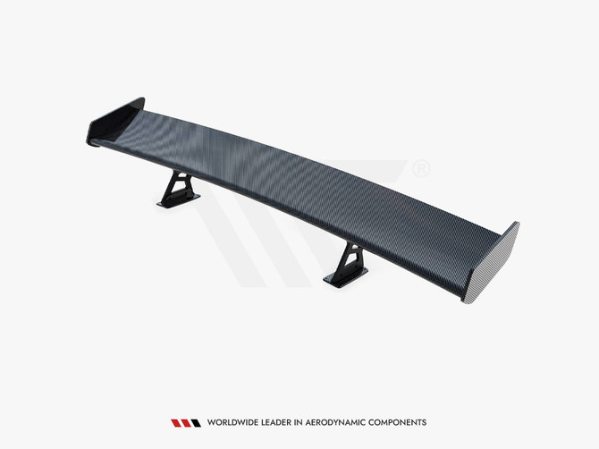 Maxton Design Carbon Spoiler With Internal Brackets Uprights + LED Volkswagen Jetta GLI Mk7