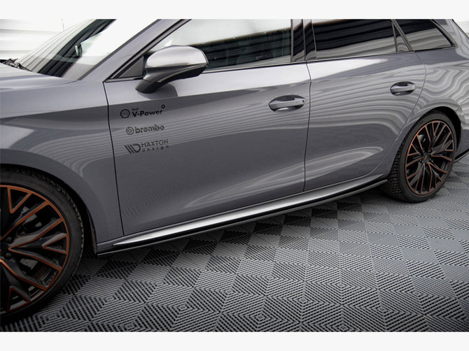 Maxton Design Side Skirts Diffusers Cupra Leon Aero Mk1