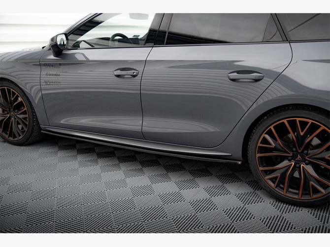 Maxton Design Side Skirts Diffusers Cupra Leon Aero Mk1