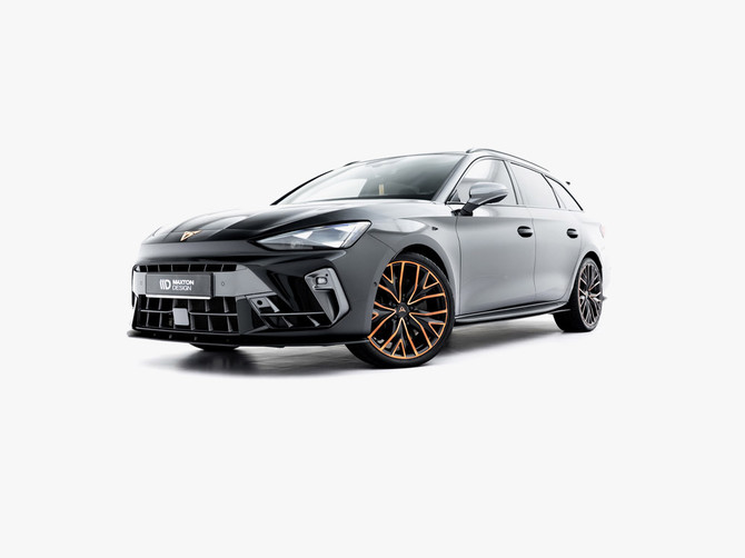 Maxton Design Street PRO Front Splitter Cupra Leon ST / Hatchback Mk1 Facelift