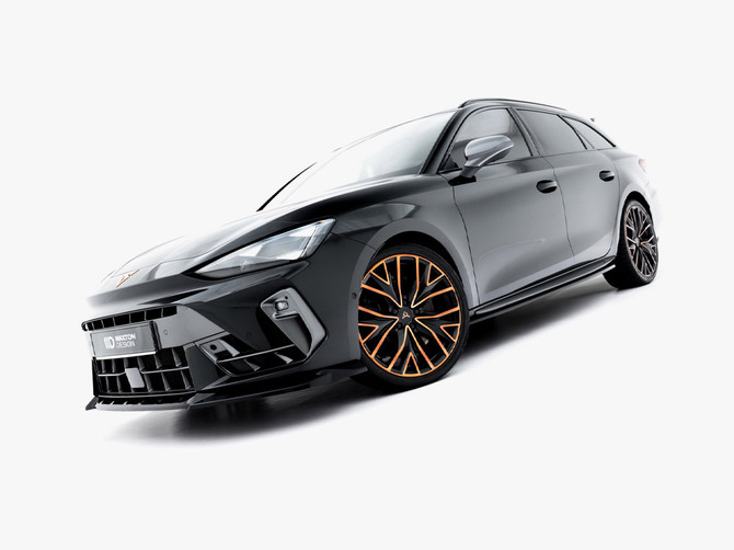 Maxton Design Front Splitter V.2 Cupra Leon ST / Hatchback Mk1 Facelift