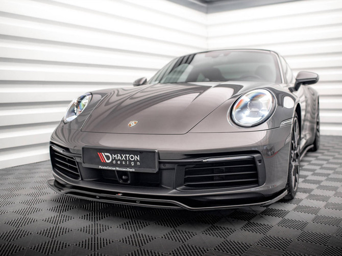 Maxton Design Front Splitter Porsche 911 Carrera 4S 992