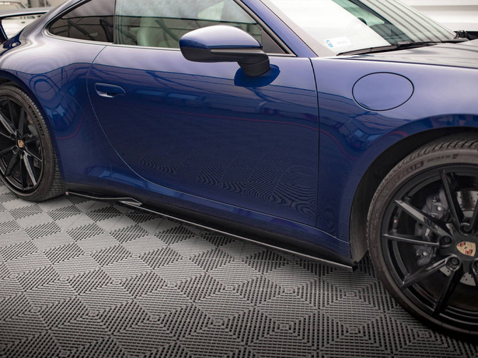 Maxton Design Side Skirts Diffusers V.1 Porsche 911 Carrera Aero / Carrera GTS 992