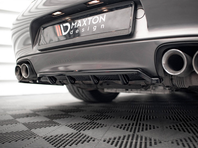 Maxton Design Rear Splitter (Vertical Bars) Porsche 911 Carrera / Carrera GTS 997 Facelift