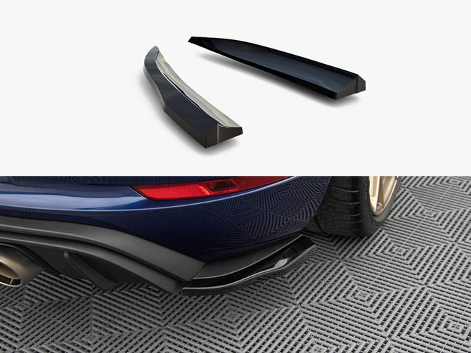 Maxton Design Rear Side Splitters Porsche 718 Cayman GT4 RS 982c