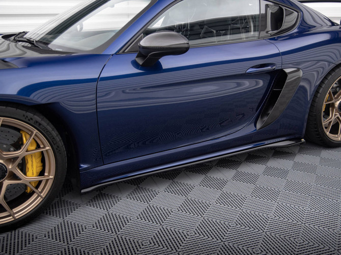 Maxton Design Side Skirts Diffusers Porsche 718 Cayman GT4 RS 982c