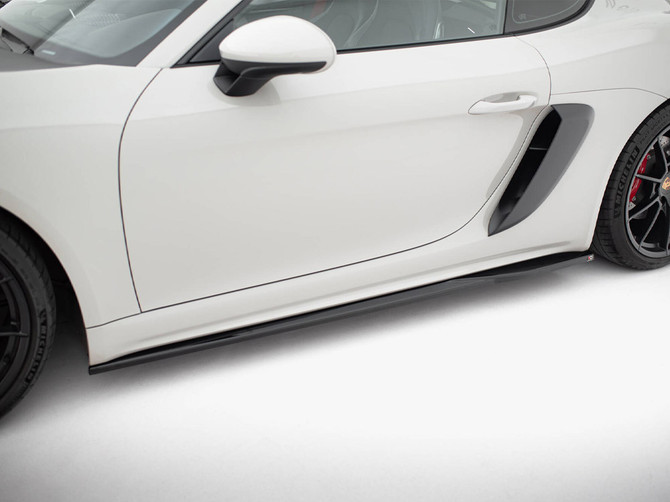 Maxton Design Side Skirts Diffusers Porsche 718 Cayman GTS 982c