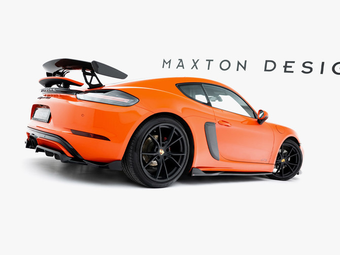 Maxton Design Side Skirts Diffusers V.2 Porsche 718 Cayman GTS 982c
