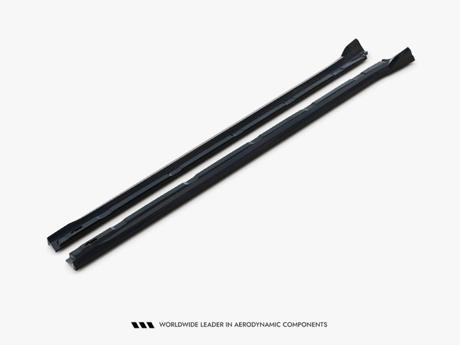 Maxton Design Side Skirt Diffusers V.2 Porsche Cayenne Sport Design / Turbo SUV / Coupe Mk3 / Mk3 Facelift