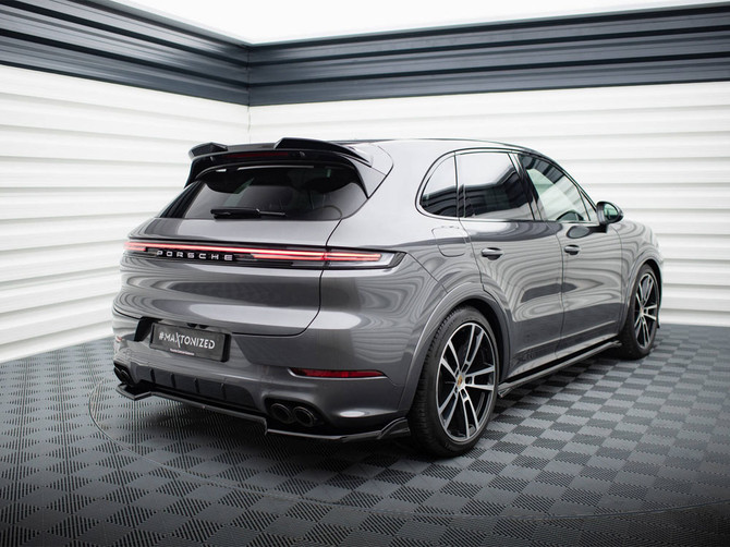 Maxton Design Rear Splitter Porsche Cayenne SUV / Coupe Mk3 Facelift