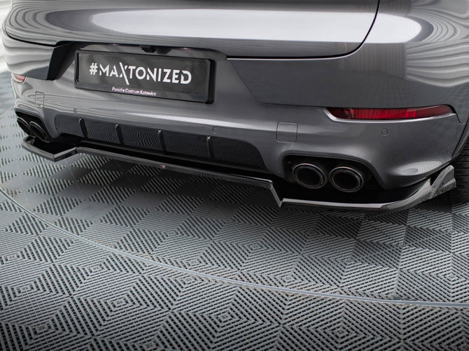 Maxton Design Rear Splitter Porsche Cayenne SUV / Coupe Mk3 Facelift