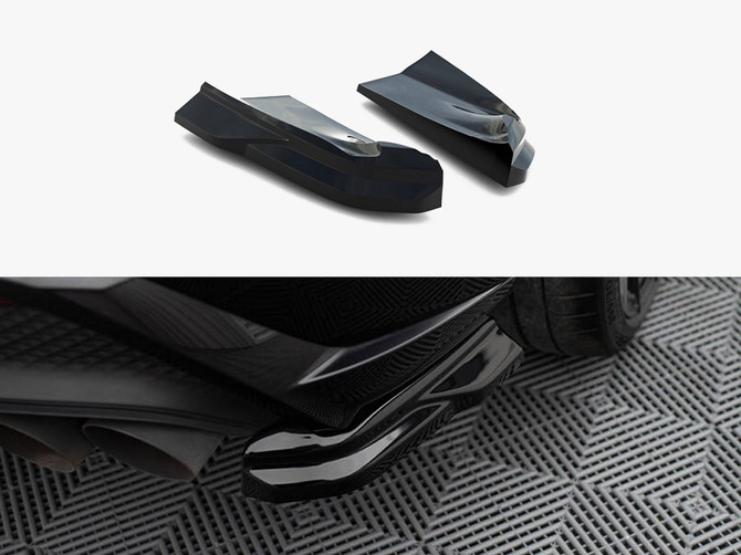 Maxton Design Rear Side Splitters Porsche Macan GTS Mk1 Facelift 2