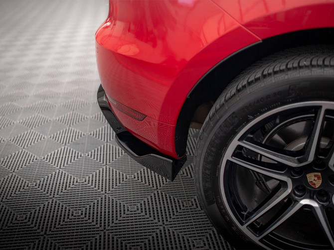 Maxton Design Rear Side Splitters V.2 Porsche Macan GTS / Sport Design Mk1 Facelift